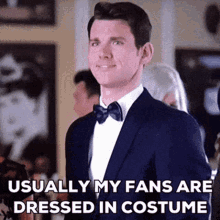 Fans Costume GIF - Fans Costume Tuxedo GIFs