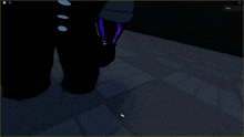 a screenshot of a video game shows a person in a suit with purple sleeves
