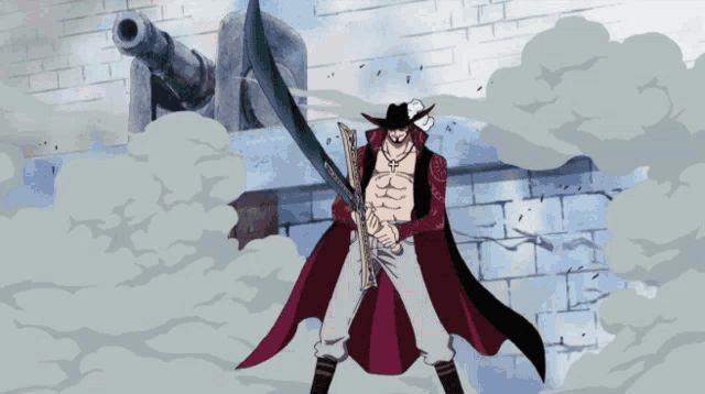 Mihawk Strongest Swordman GIF - Mihawk Strongest Swordman One Piece -  Discover & Share GIFs