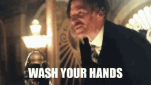 Peaky Blinders Wash Your Hands GIF - Peaky Blinders Wash Your Hands Wash GIFs