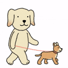 puppy walk