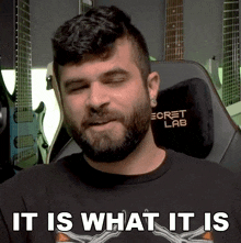 It Is What It Is Andrew Baena GIF - It Is What It Is Andrew Baena That'S Just The Way It Is GIFs