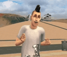 The Sims 2 Nervous Subject GIF