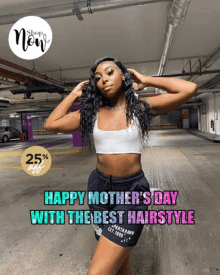 Happy Mothers Day Sale Yummy Hair GIF - Happy Mothers Day Sale Yummy Hair Bounce Blowout Hair GIFs