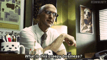Creepy Creepy-business GIF - Creepy Creepy-business Dean-pelton GIFs