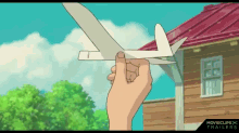Paper Airplane Animated On Paper. Meta Anyone? GIF - The Wind Rises Hayao Miyazaki GIFs