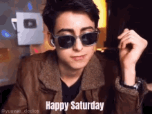Happy Saturday Aidan Gallagher GIF