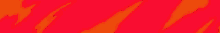 a close up of a person 's face with a red background and a white x .