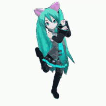 Cat Dance Cute GIF - Cat Dance Cute Anime GIFs