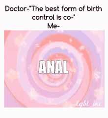 anal birth control