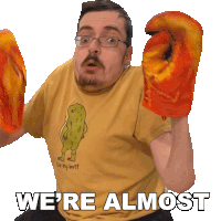 We'Re Almost Done Ricky Berwick Sticker - We'Re Almost Done Ricky Berwick Almost Finished Stickers