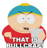 That Is Bullcrap Eric Cartman Sticker