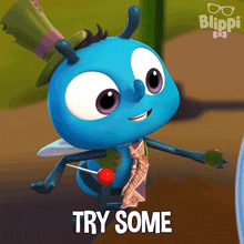 Try Some Horace GIF - Try Some Horace Blippi Wonders - Educational Cartoons For Kids GIFs