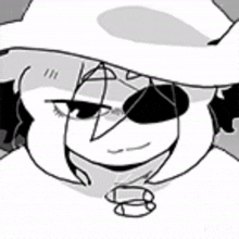 a black and white drawing of a person wearing sunglasses and a necklace .