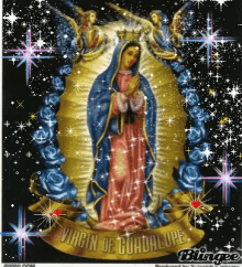 Virgen De Guadalupe La Rosa Aire GIF