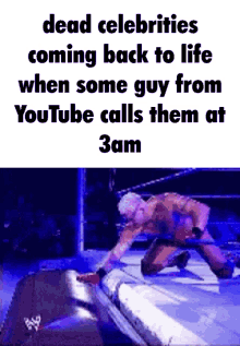 Dead Celebrities Coming Back To Life When Some Guy On Youtube Calls Them At3am GIF