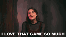 I Love That Game So Much Evie Irie GIF - I Love That Game So Much Evie Irie Among Us GIFs