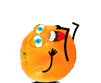 Tangerine Laughing Sticker - Tangerine Laughing Rofl Stickers