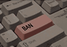 ban banned nope forbidden keyboard