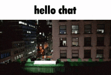 Green Arrow Hello Chat GIF