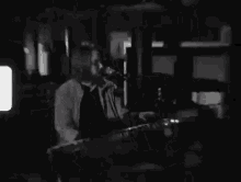 Keyboardist Playing Music GIF - Keyboardist Playing Music Black And White GIFs