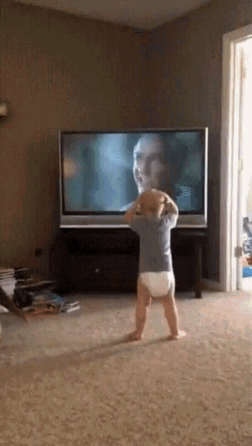 Funny Baby Test GIF - Funny Baby Test Watching TW - Discover & Share GIFs