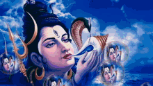 Lord Shiva Changing Colors GIF - Lord Shiva Changing Colors Bubble GIFs