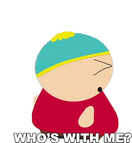 Whoswith Me Eric Cartman Sticker - Whoswith Me Eric Cartman South Park Stickers