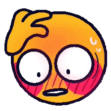 Blush Cursed Emoji Sticker - Blush Cursed emoji Embarassed - Discover ...