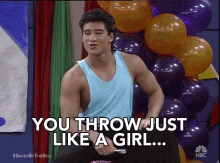 you throw just like a girl bully weak mario lopez