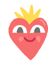 Heart Smile Sticker - Heart Smile Smirk Stickers