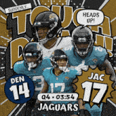 Jacksonville Jaguars (17) Vs. Denver Broncos (14) Fourth Quarter GIF - Nfl National Football League Football League GIFs