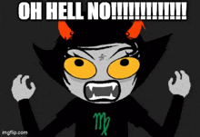 a cartoon of a monster with a virgo shirt on