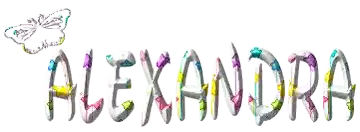 Alexandra Alexandra Name Sticker - Alexandra Alexandra Name Name Stickers