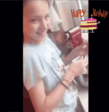Anna Shcherbakova Happy Birthday GIF - Anna Shcherbakova Happy Birthday Cake GIFs