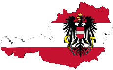 Austria Flag Sticker - Austria Flag Eagle Stickers