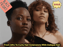 Indique Hair Curly Hair Extensions GIF - Indique Hair Curly Hair Extensions Black Friday GIFs