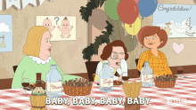 Baby Baby Baby F Is For Family GIF - Baby Baby Baby F Is For Family Baby Shower GIFs