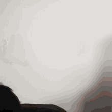 a close up of a man 's face with a white background