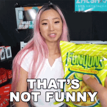 Thats Not Funny Michelle Chin GIF - Thats Not Funny Michelle Chin Zhc GIFs