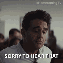 sorry to hear that bobby cannavale colin belfast homecoming thats too bad