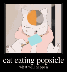Popsicle Cat GIF