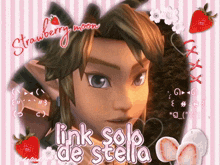a strawberry moon link solo de stella advertisement