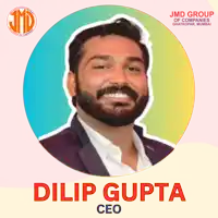 a picture of a man with the name dilip gupta ceo
