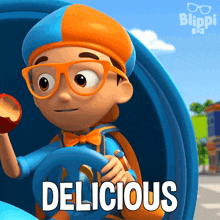 Delicious Blippi GIF - Delicious Blippi Blippi Wonders Educational Cartoons For Kids GIFs
