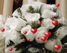 Roses Flowers GIF - Roses Flowers Hearts GIFs