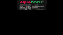 Alpha Power Alpha Power Systems GIF