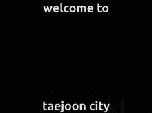 Welcome To Taejoon City Taejoon GIF - Welcome To Taejoon City Taejoon Bts GIFs