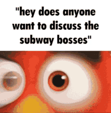 Subway Boss Subway Bosses GIF - Subway Boss Subway Bosses Angry Birds GIFs