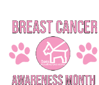 Breast Cancer Awareness Month Sticker - Breast Cancer Awareness Month Danspetcare Stickers